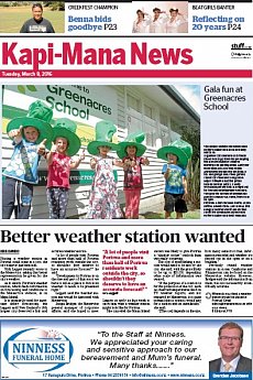 Kapi-Mana - March 8th 2016