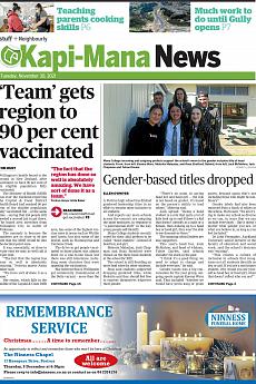 Kapi-Mana - November 30th 2021